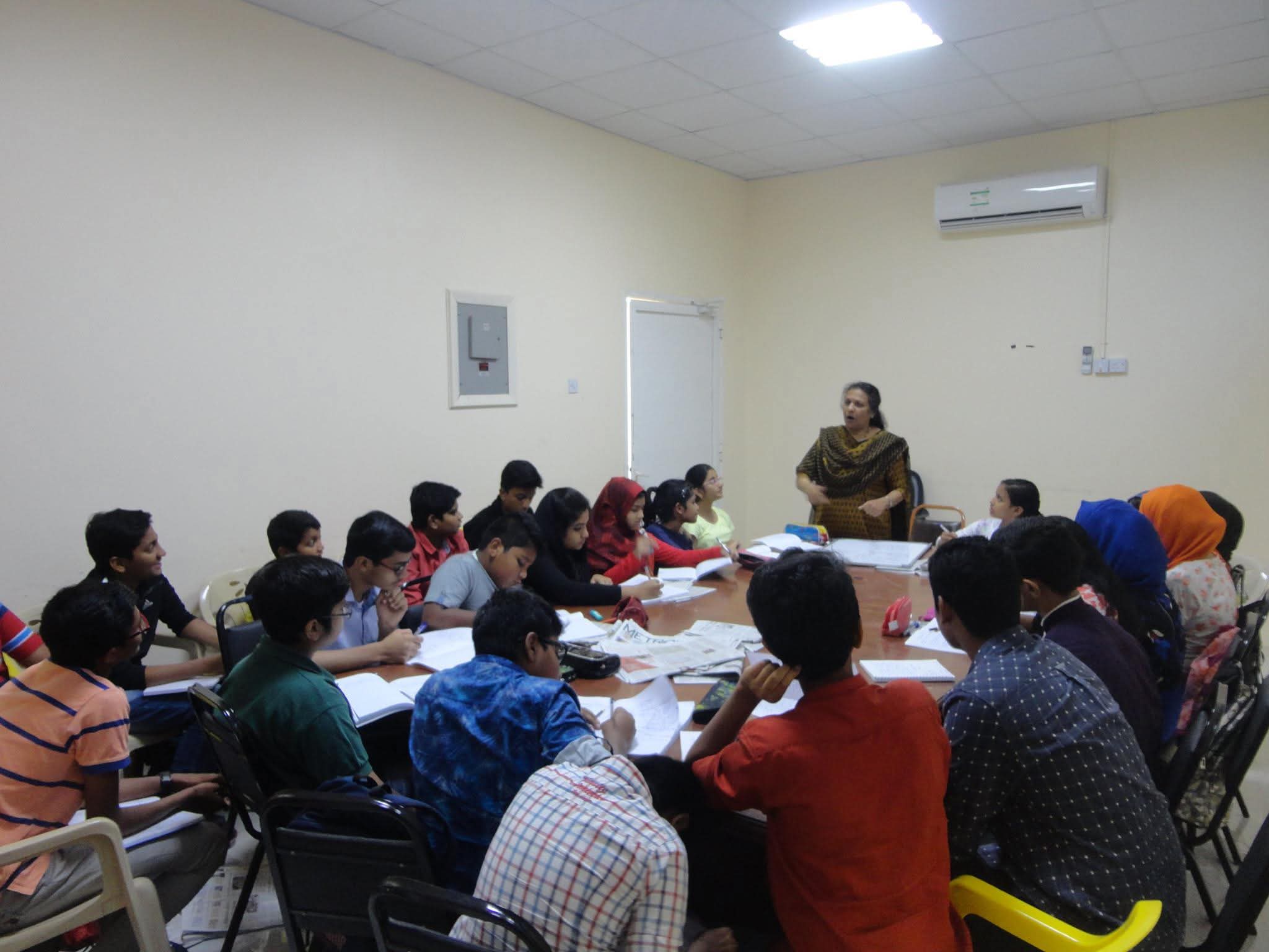 English class for students in Al Ain