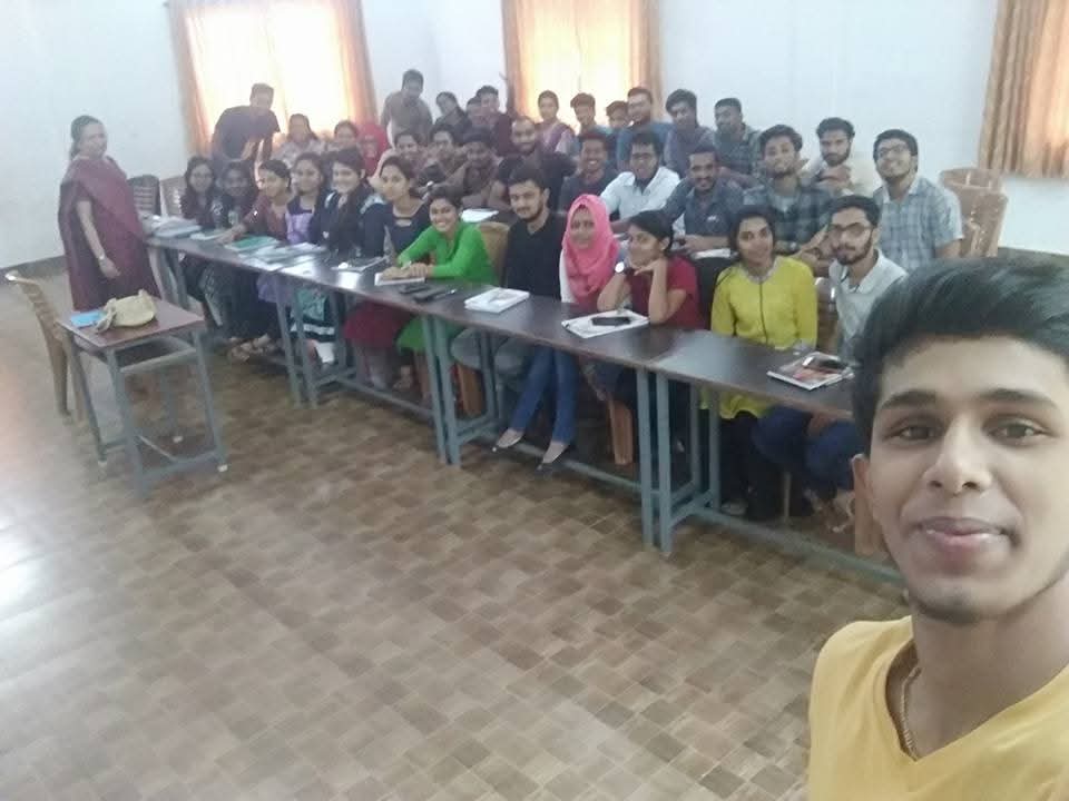 Evening English Class at LEAD College, Dhoni